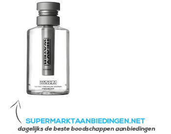 Heavy Water Vodka aanbieding