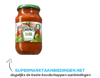 Heinz Basil pasta sauce aanbieding
