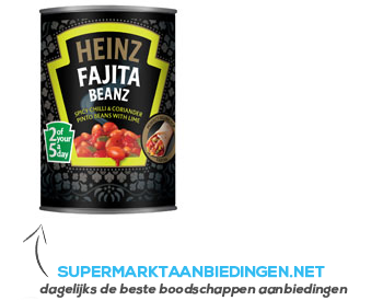 Heinz Fajita beanz aanbieding