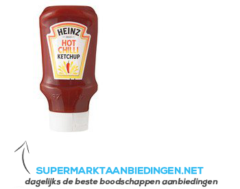 Heinz Hot chilli ketchup aanbieding