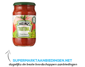 Heinz Pastasaus Traditional aanbieding