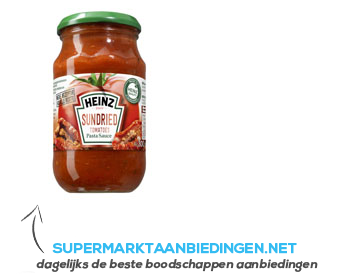 Heinz Sundried tomatoes pasta sauce aanbieding