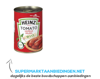 Heinz Tomato gepeld biologisch aanbieding