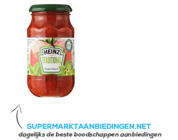 Heinz Traditional pasta sauce aanbieding