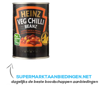 Heinz Veg chilli beanz aanbieding