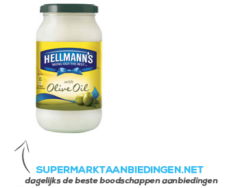 Hellmann's Mayonaise met olijfolie aanbieding