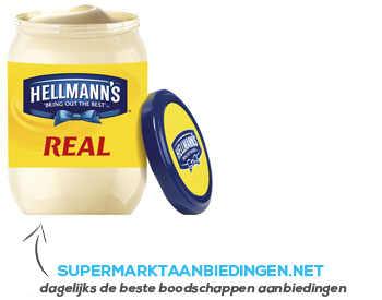 Hellmann's Saus pot real aanbieding