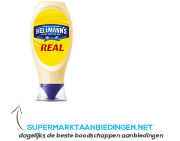 Hellmann's Saus squeeze real aanbieding