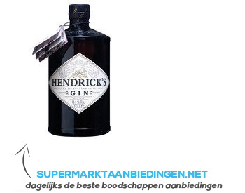 Hendrick’s Distilled Scottish gin