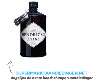 Hendrick's Distilled Scottish gin aanbieding