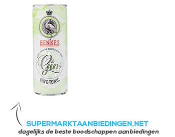 Henkes Gin & tonic aanbieding