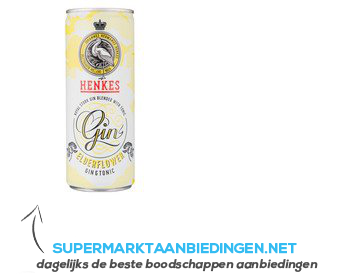 Henkes Gin & tonic elderflower