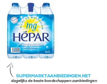 Hepar Mineraalwater aanbieding