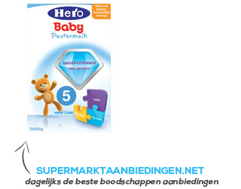 Hero Baby 5 peutermelk aanbieding