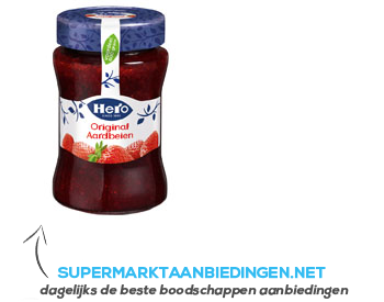 Hero Original jam aardbeien aanbieding