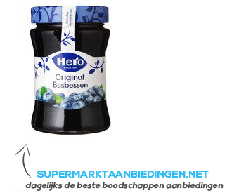 Hero Original jam bosbessen aanbieding