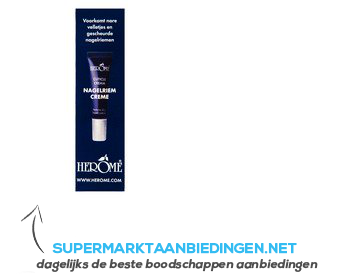 Herome Cuticle cream aanbieding