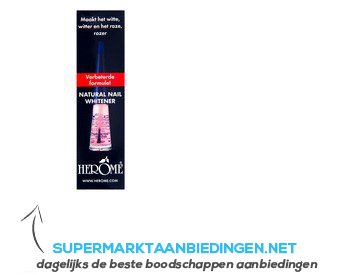 Herome Natural nail whitener aanbieding