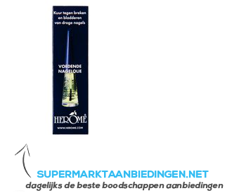 Herome Nourishing nail oil aanbieding