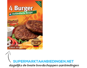 Herrenhof Burger aanbieding