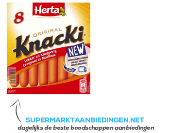 Herta Knacki original 8 stuks aanbieding