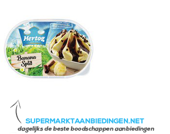 Hertog Banana split aanbieding