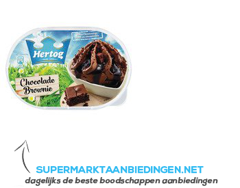 Hertog Chocolade brownie aanbieding