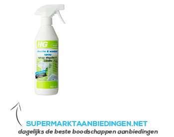 HG Douche spray aanbieding