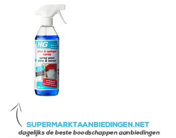 HG Glas- en spiegelspray aanbieding