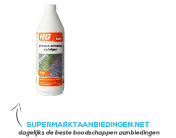 HG Groenaanslagreiniger aanbieding