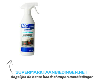 HG Keramische kookplaat reiniger aanbieding