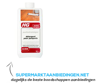 HG Parket polish cleaner aanbieding