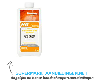 HG Parket wax naturel aanbieding