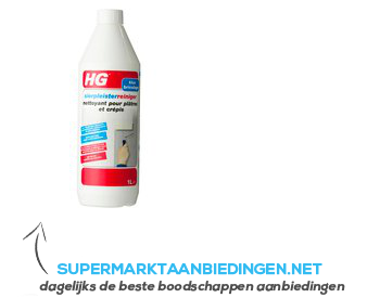 HG Sierpleister reiniger aanbieding