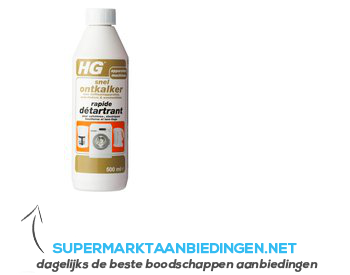 HG Snelontkalker aanbieding