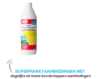 HG Super verf(hecht)reiniger aanbieding