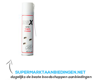HG X spray tegen vlooien aanbieding