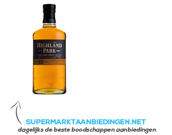 Highland Park 12 years old aanbieding