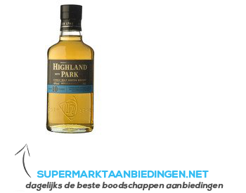 Highland Park Single malt Scotch whisky 10 years aanbieding
