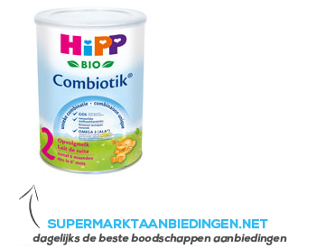 Hipp Bio combiotik opvolgmelk 2 aanbieding