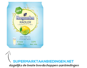 Hoegaarden Radler lemon 0,0 4-pack