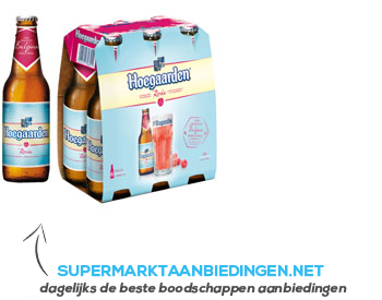 Hoegaarden Rosé bier aanbieding