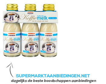 Holland Foodz Koffiemelk halfvol aanbieding