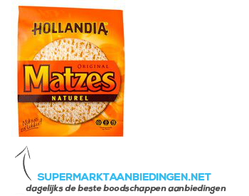 Hollandia Matzes naturel aanbieding