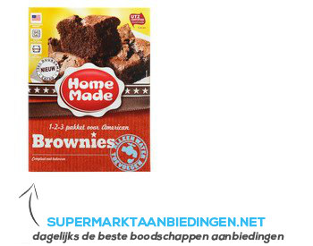 Homemade Complete mix voor brownies aanbieding