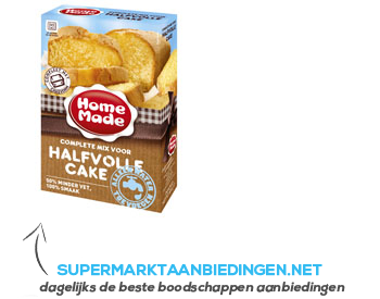 Homemade Complete mix voor halfvolle cake aanbieding