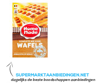 Homemade Complete mix voor wafels aanbieding