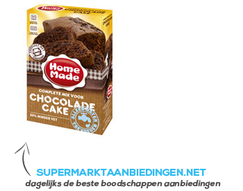 Homemade Mix voor chocoladecake aanbieding