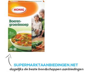 Honig Boeren groentesoep aanbieding