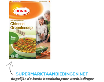 Honig Chinese groentesoep aanbieding